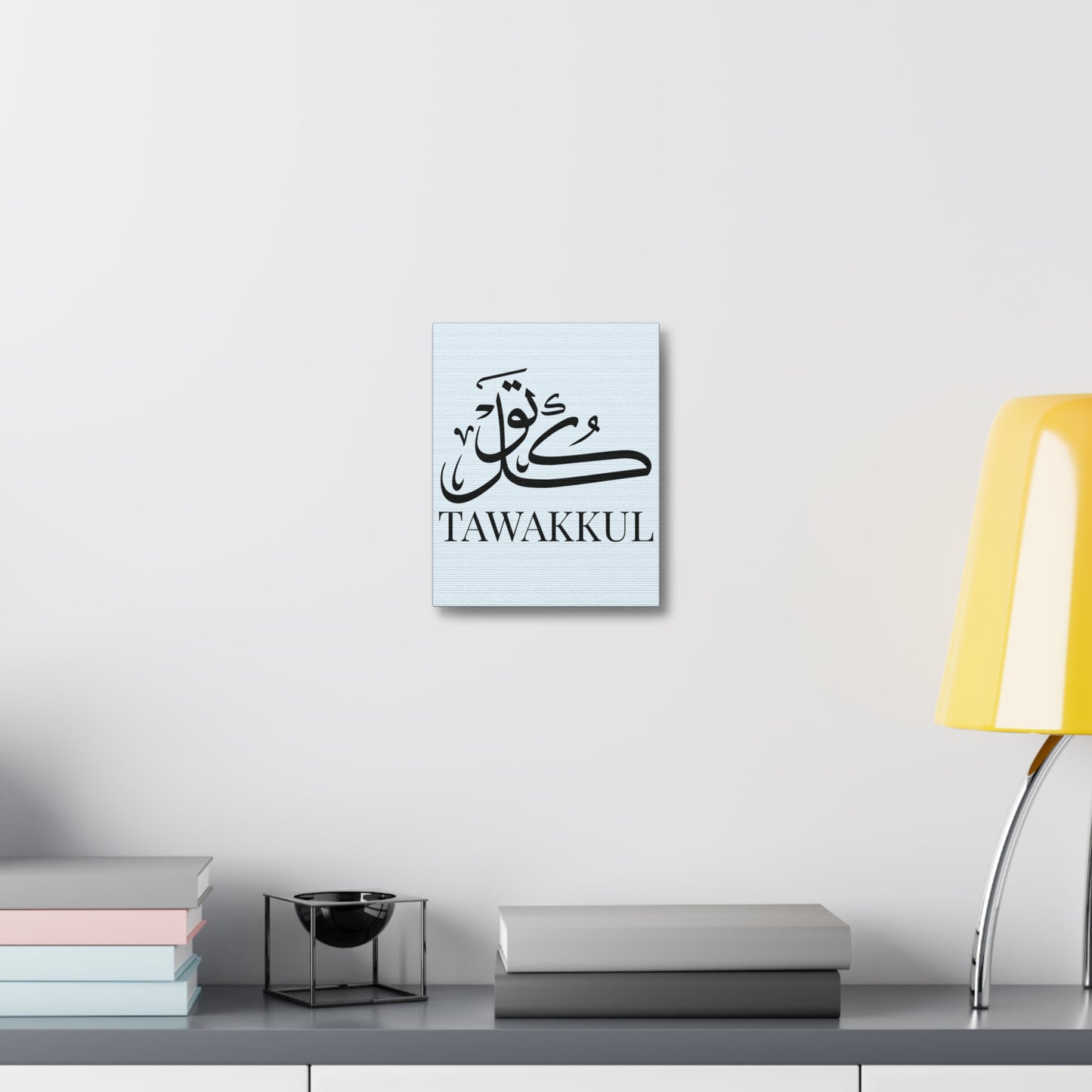 Toile Murale Tawakkul - Edition Bleu Pastel